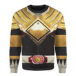 Mighty Morphin Black Power Rangers For Unisex Ugly Christmas Sweater, All Over Print Sweatshirt