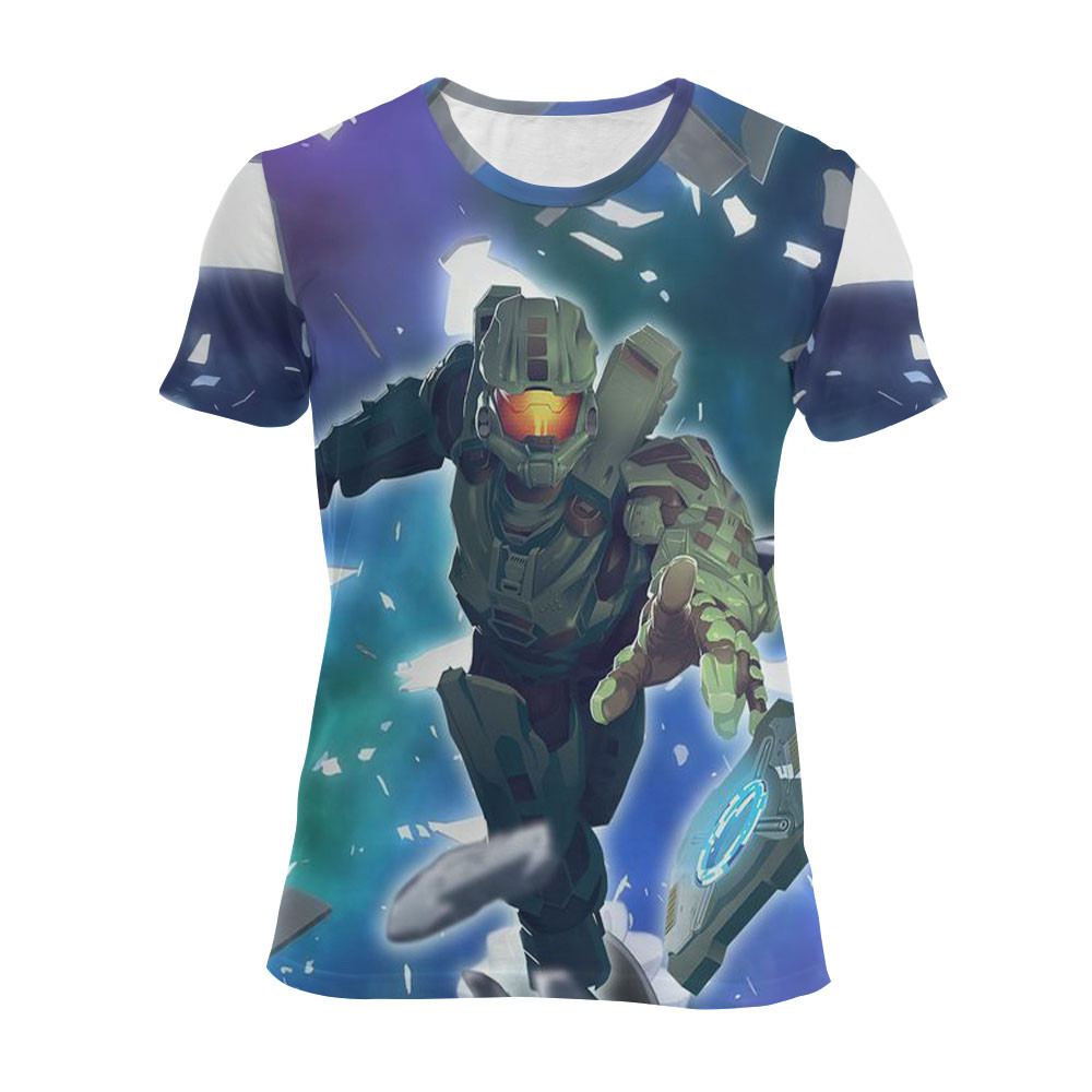 Halo Flying In Space 3d Full Over Print Hoodie Zip Hoodie Sweater Tshirt
