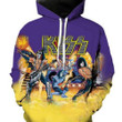 New Fashion Kiss Metal Band 3D Hoodie Zip Hoodie, 3D All Over Print Hoodie Zip Hoodie