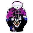 Haha Joker Crazy Grasping Hair 3D All Over Print Hoodie, Zip-up Hoodie