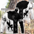 Personalized Custom Name Arborist Black & White 3D All Over Print Hoodie, Zip-up Hoodie