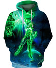 Green Lantern’s Light For Unisex 3D All Over Print Hoodie, Zip-up Hoodie