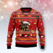 German Shepherd Dog Ugly Christmas Sweater, All Over Print Sweatshirt