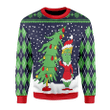 Grinch Ugly Christmas Sweater, All Over Print Sweatshirt