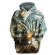 Tattoo and Dungeon & Dragon 3D All Over Print Hoodie, Zip-up Hoodie