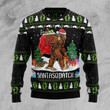 Bigfoot Santasquatch Ugly Christmas Sweater, All Over Print Sweatshirt