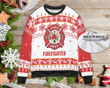 Firefighter Christmas Holiday Gift Ugly Sweater