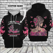 Personalized Cancer Awareness 3D All Over Print Hoodie, Zip-up Hoodie