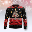 Pug Christmas Tree Ugly Christmas Sweater, All Over Print Sweatshirt