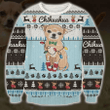 Cute Chihuahua Ugly Christmas Sweater, All Over Print Sweatshirt