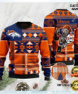 Personalized Denver Broncos ugly sweater