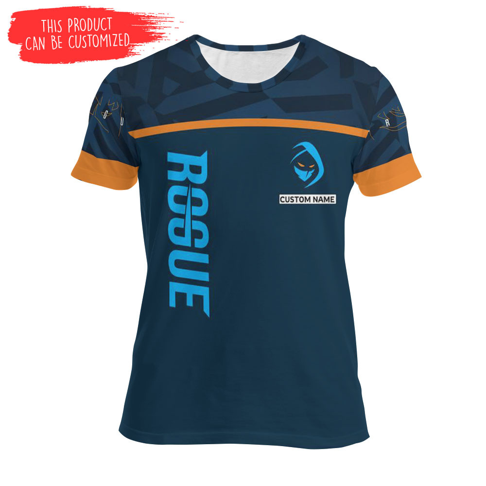 Personalized Rogue Esports Pattern 3d Full Over Print Hoodie Zip Hoodie Sweater Tshirt