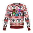Marvel Avengers Retro Premium Ugly Christmas Sweater