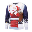 Super Cute Selfie Santa Ugly Christmas Sweater, All Over Print Sweatshirt