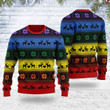 Rainbow Deer LGBT For Unisex Ugly Christmas Sweater, All Over Print Sweatshirt
