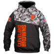 Cleveland Browns Military 3D All Over Print Hoodie, Zip-up Hoodie