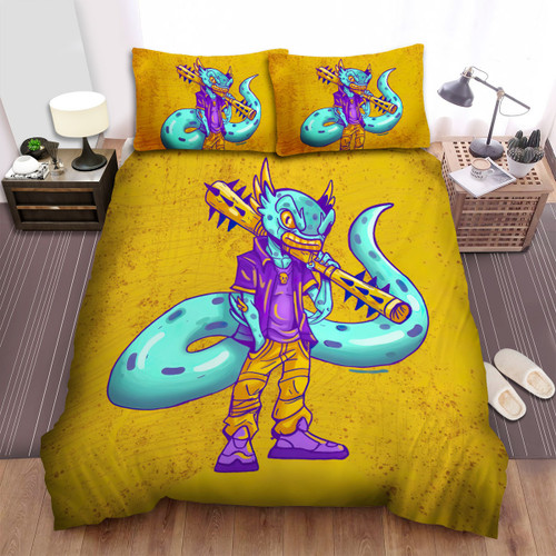The Wild Animal - The Leopard Gecko Gangstar Bed Sheets Spread Duvet Cover Bedding Sets