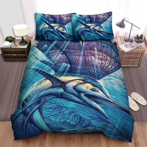 The Wild Animal - The Sailfish Poster Bed Sheets Spread Duvet Cover Bedding Sets