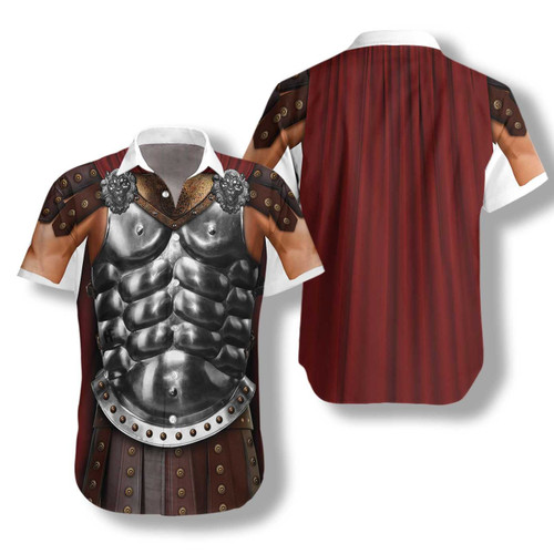 Halloween Gladiator Hawaiian Shirt