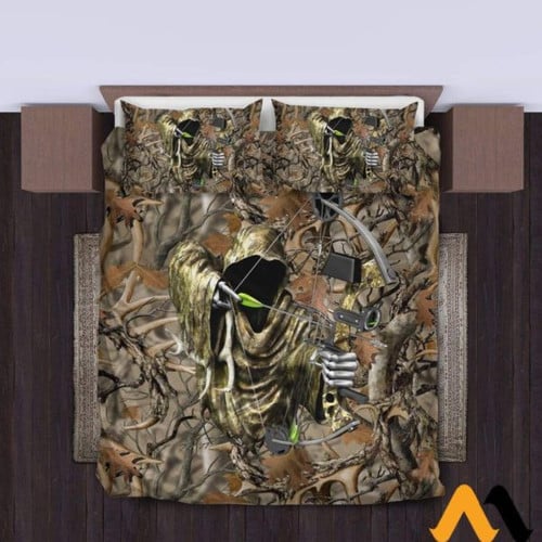 Bowhunting Camo Us California King Bedding Set (Duvet Cover & Pillow Cases)