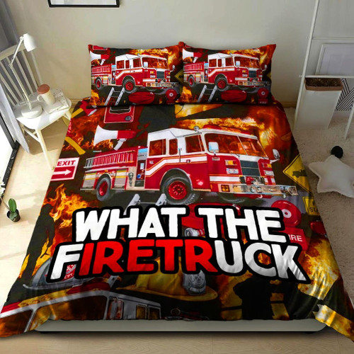 What The Firetruck  Bed Sheets Spread  Duvet Cover Bedding Sets