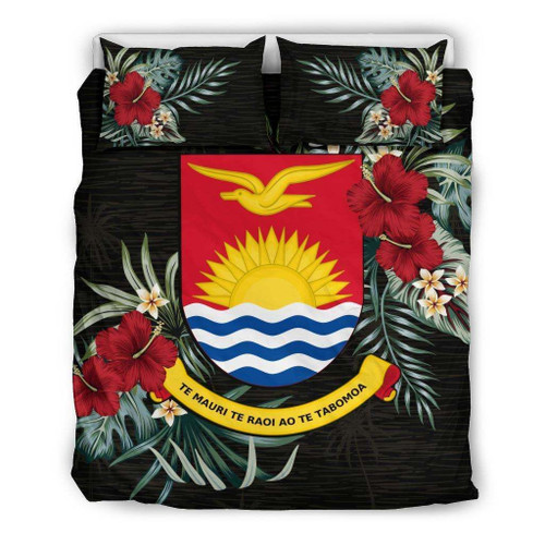 Kiribati Hibiscus Coat Of Arms  Bed Sheets Spread  Duvet Cover Bedding Sets