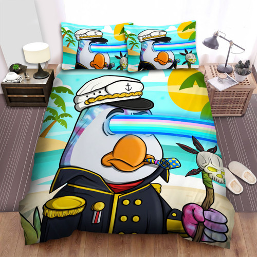 The Wild Animal - The Puffin With Laser Eyes Bed Sheets Spread Duvet Cover Bedding Sets