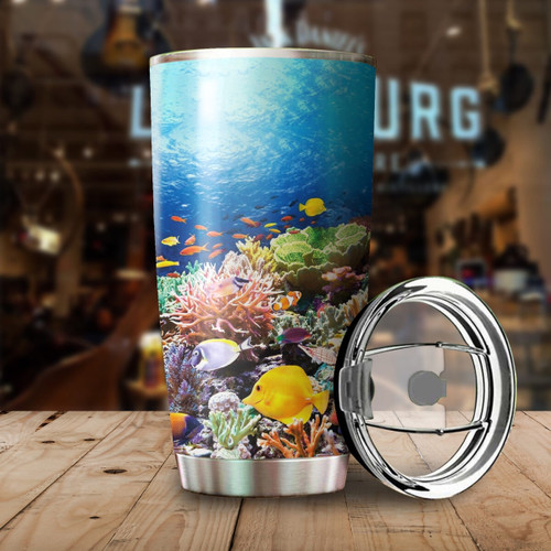 Love Coral Reefs Stainless Steel Tumbler