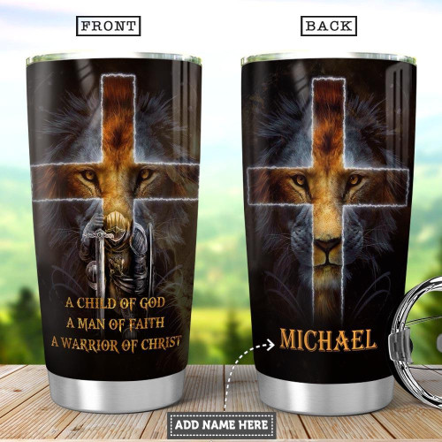 Faith Personalized A Child Of God Stainless Steel Tumbler