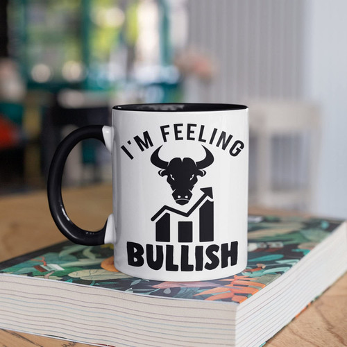 I'm Feeling Bullish Mug Gifts For Man Woman Friends Coworkers Family Best Gifts Idea Funny Mug Special Presents For Birthday Christmas Thanksgiving