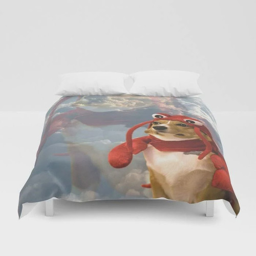 Corgi Lobster Costume  Bed Sheets Spread  Duvet Cover Bedding Sets