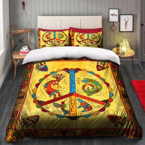 Native American Kokopelli Bed Sheets Duvet Cover Bedding Set