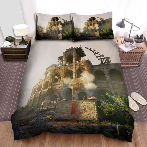 Colosseum In The Morning Bed Sheets Spread  Duvet Cover Bedding Sets