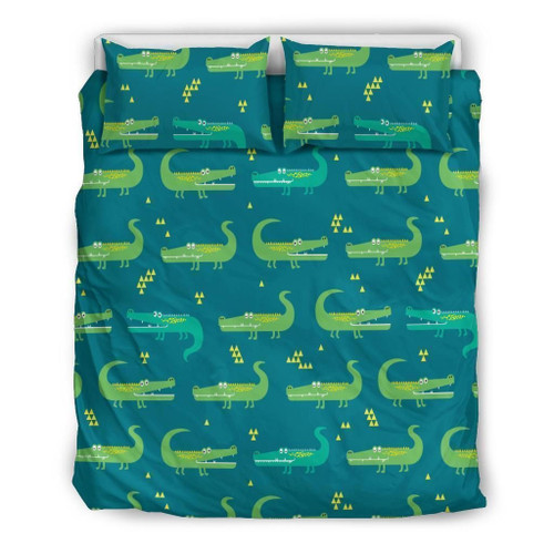 Crocodile Pattern  Bed Sheets Spread  Duvet Cover Bedding Sets