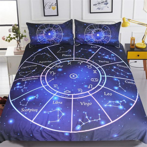 Twelve Constellations  Bed Sheets Spread  Duvet Cover Bedding Sets