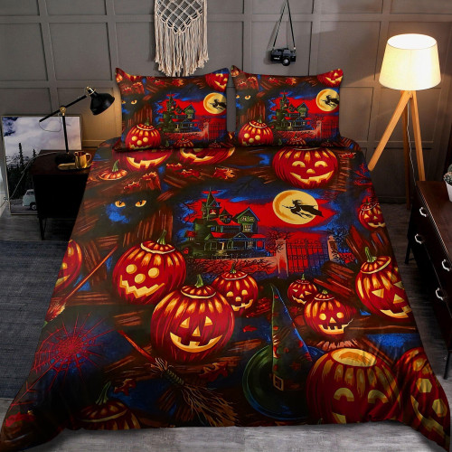 Pumkin Castle Magical Night Duvet Cover Bedding Set