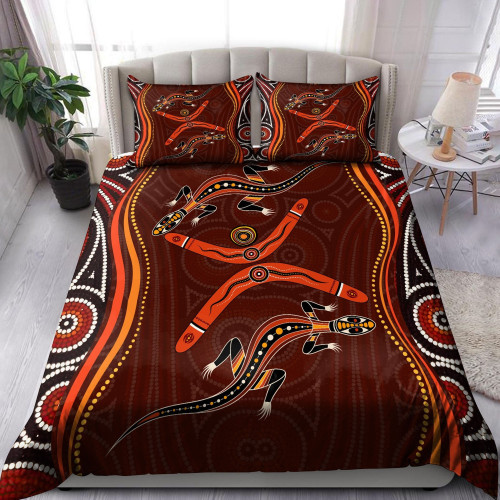 Aboriginal Naidoc Week Heal The Lizard Duvet Cover Bedding Set
