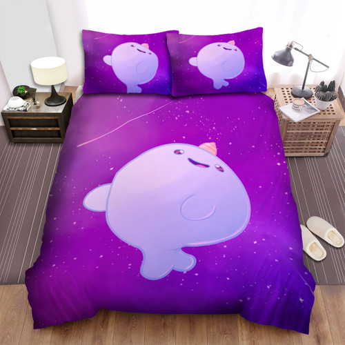 The Wildlife - The Narwhal In The Sparkle Sky Bed Sheets Spread Duvet Cover Bedding Sets