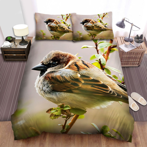 The Wild Animal - The Sparrow Standing Lonely Bed Sheets Spread Duvet Cover Bedding Sets