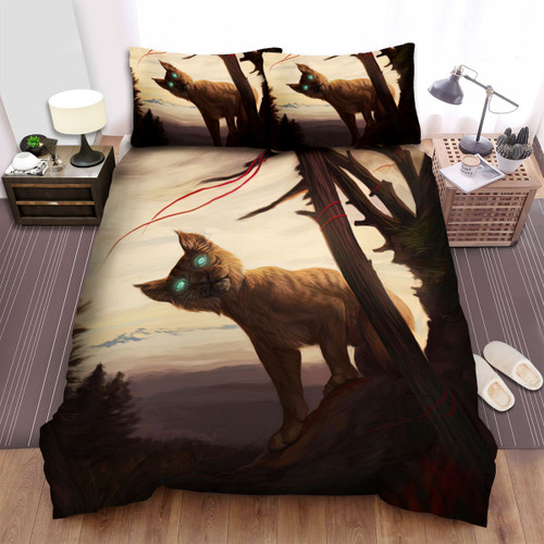 The Wild Animal - The Lynx With The Bright Eyes Bed Sheets Spread Duvet Cover Bedding Sets