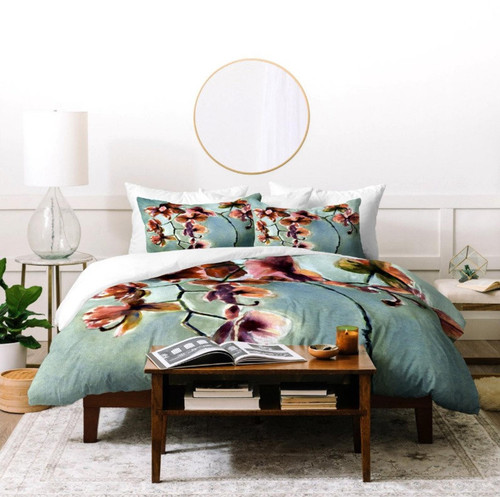 Orchids  Bed Sheets Spread  Duvet Cover Bedding Sets