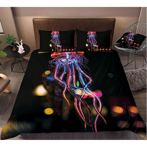 Jellyfish Bedding Set Bed Sheets Spread  Duvet Cover Bedding Sets