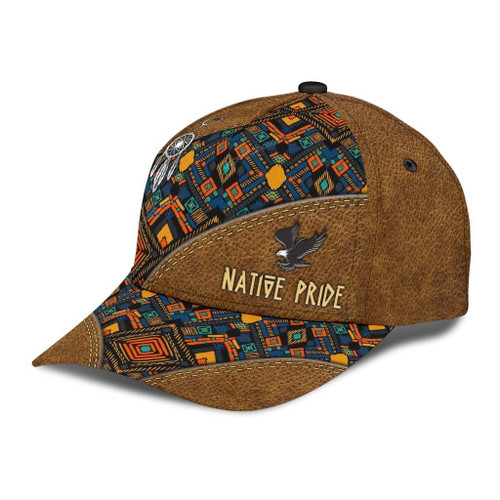 Vintage Native American 3D Cap & Hat, Classic Cap, 3D Baseball Cap