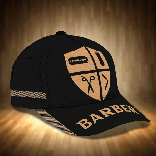 Barber Tools Shop 3D Cap & Hat, Classic Cap, 3D Baseball Cap