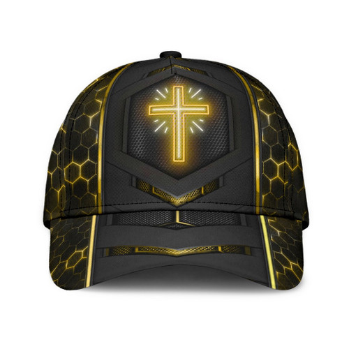Jesus Neon Sign 3D Cap & Hat, Classic Cap, 3D Baseball Cap