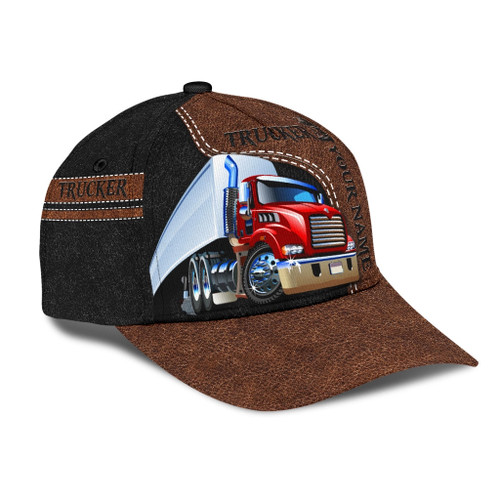 Truck Brown 3D Cap & Hat, Classic Cap, 3D Baseball Cap