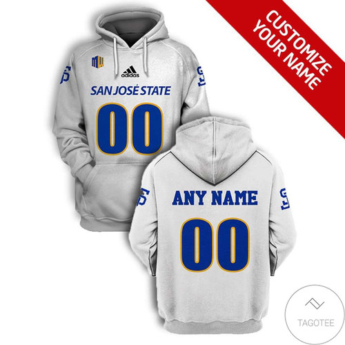 Personalized Custom Name And Number San Jose State Spartans For Unisex 3d All Over Print Hoodie, Or Zip-up Hoodie