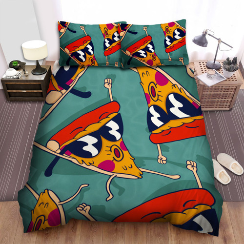 Uncle Grandpa Pizza Steve Pattern Bed Sheets Spread Duvet Cover Bedding Sets