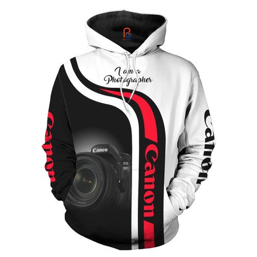 Canon I Am A Photographer 3D All Over Print Hoodie, Or Zip-up Hoodie