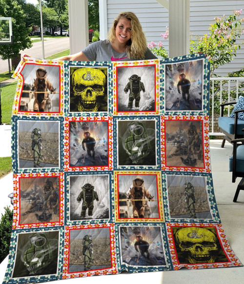The Life Explosive Ordnance Disposal Quilt Blanket Great Customized Blanket Gifts For Birthday Christmas Thanksgiving
